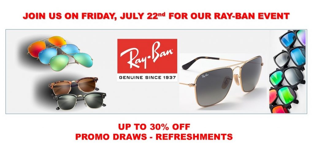 July Rayban Event